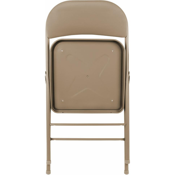 Стулья складные BRABIX Golf Plus CF-003 КОМФОРТ (КОМПЛЕКТ 4шт., бежевый каркас, кожзам бежевый) 533033