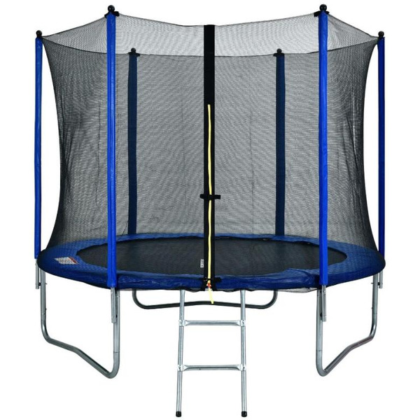 Батут BST BST-HO-8-3-F (складные стойки) 8 футов (244 см) c сеткой безопасности и лестницей