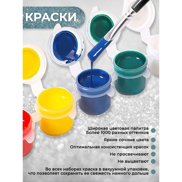 Картина по номерам Флюид Замок в лунном свете 37x32 BVF0002