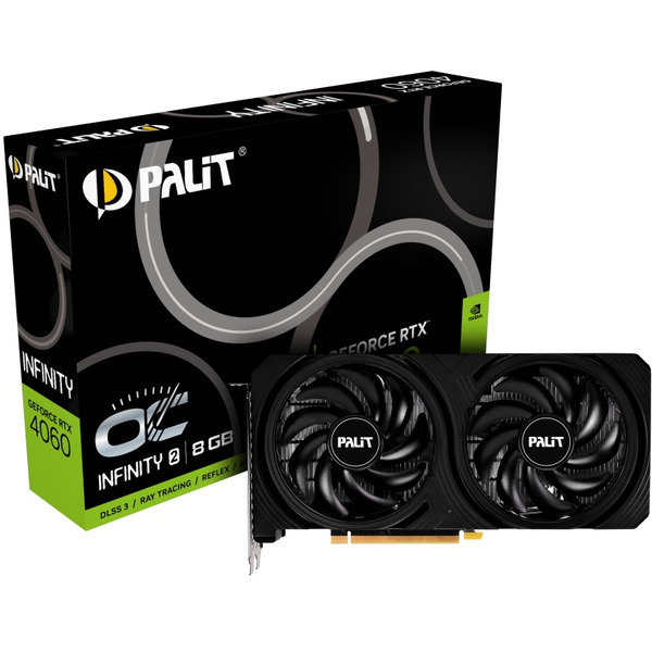 Видеокарта Palit GeForce RTX 4060 Infinity 2 OC NE64060S19P1-1070L
