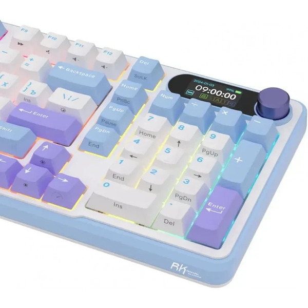 Клавиатура Royal Kludge RK-S98 RGB Taro Milk (RK Cream)