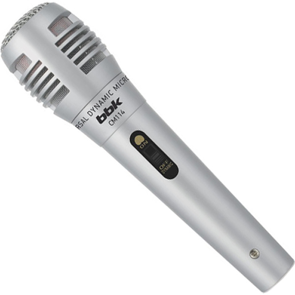 Микрофон BBK CM114 серебро