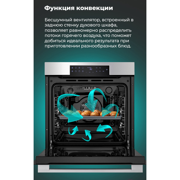 Духовой шкаф MAUNFELD EOEH.7611SCBG