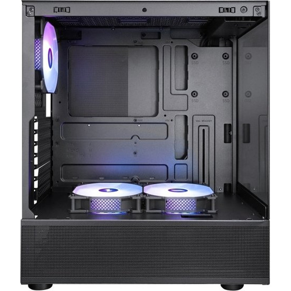 Корпус 1stPlayer MIKU Mi7-A ARGB Mi7-A-BK-2FC7R-1FC7 (черный)