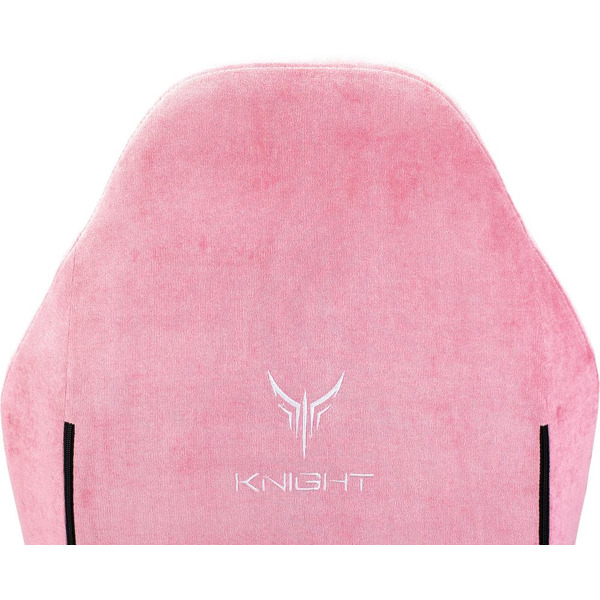 Кресло игровое Knight N1 Fabric Velvet 36 (1626365) розовый