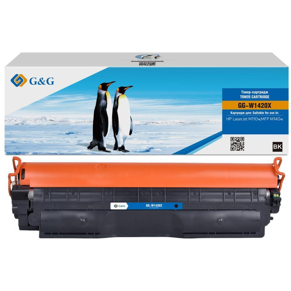 Картридж лазерный G&G GG-W1420X W1420A черный (2000стр.) для HP LJ M110w/MFP M140w