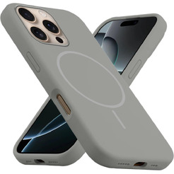 Бампер Bingo Silicone Magnetic для APPLE iPhone 16 Pro Max Серый