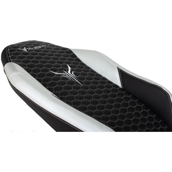 Кресло игровое Knight Neon (1717269) черный/серебряный