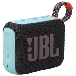 Беспроводная колонка JBL Go 4 (черный/оранжевый)