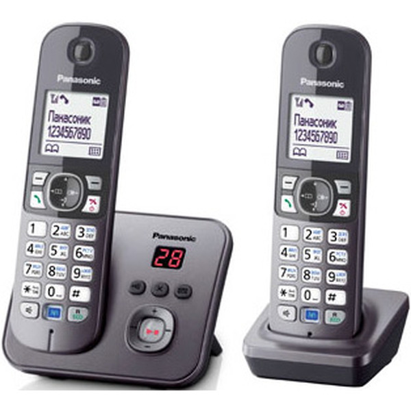 Телефон стандарта dect PANASONIC KX-TG6822RUM