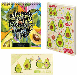 Набор канцелярии подарочный BRAUBERG AVOCADO 880951 (43 предмета)