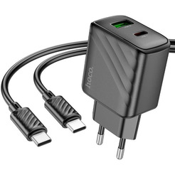 Сетевое зарядное Hoco CS23A USB Type-C (черный)