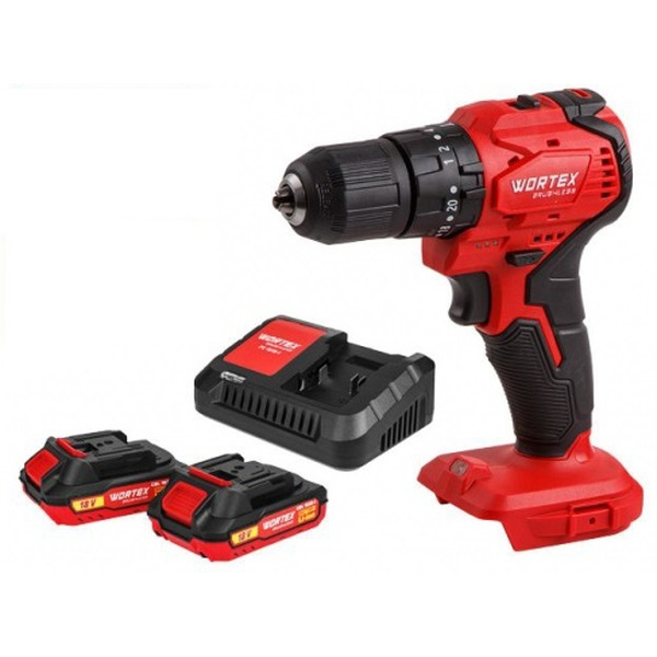 Дрель-шуруповерт Wortex BD 2030-1 DLi (1333424)