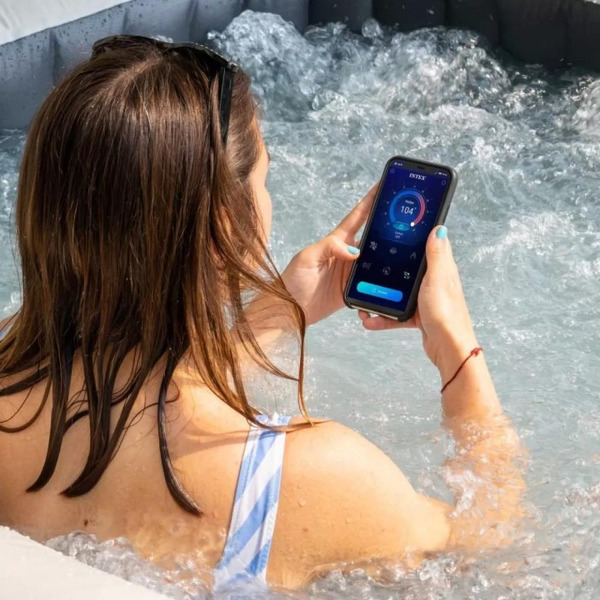 Бассейн-джакузи Intex Greystone Deluxe 28450