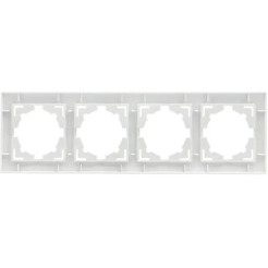 Рамка EKF Валенсия 4-местная (белый)