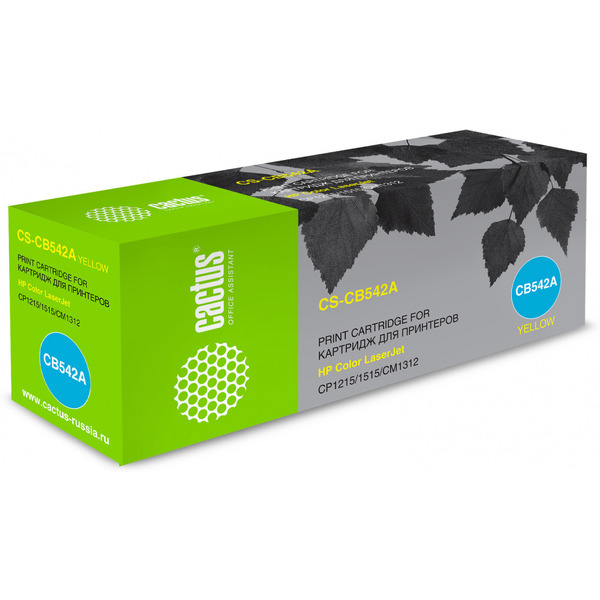 Картридж лазерный Cactus CS-CB542A CB542A (желтый)