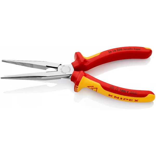 Длинногубцы с режущими кромками Knipex 26 16 200