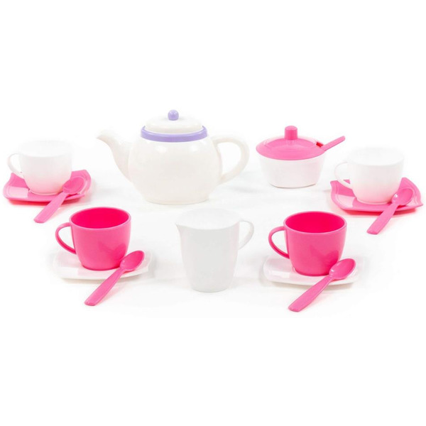 Набор детской посуды Полесье Алиса 58966 (на 4 персоны, в сеточке)