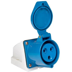 Розетка стационарная наружная EKF 113 2Р+РЕ 16А 220В IP44 PROxima