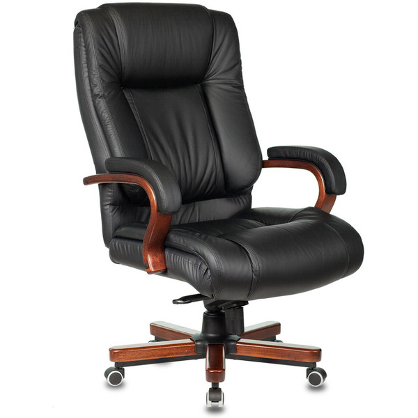 Кресло Бюрократ T-9925WALNUT (черный)