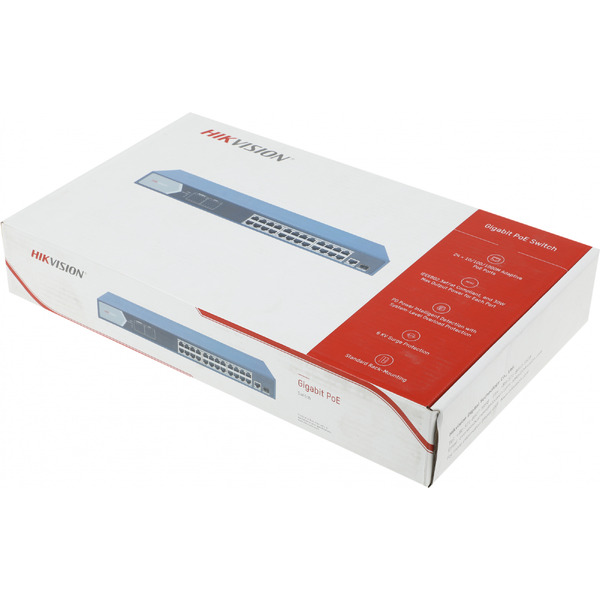 Неуправляемый коммутатор Hikvision DS-3E0526P-E