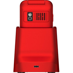 Кнопочный телефон Maxvi E5 up (красный)