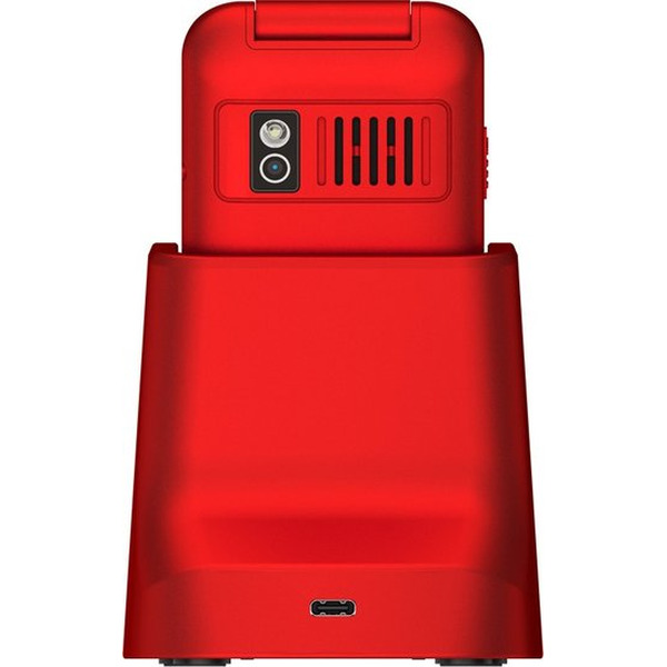 Кнопочный телефон Maxvi E5 up (красный)