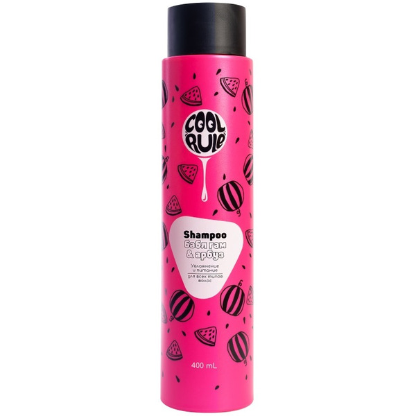 Шампунь Cool Rule Увлажнение & Питание Бабл Гам&Арбуз 400мл