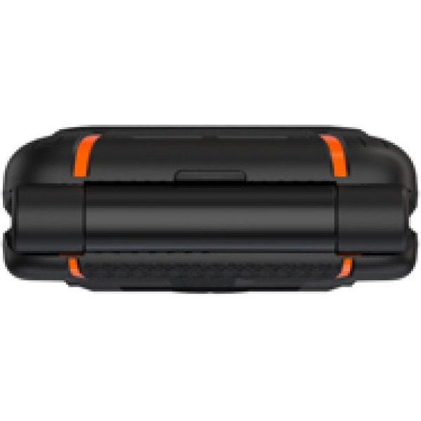 Мобильный телефон Maxvi E 10 (черный/оранжевый)