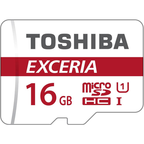 Карта памяти Toshiba SDHC-micro Card 16Gb M302 Class 10 UHS-I + adapter (THN-M302R0160EA)
