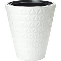 Кашпо Formplastic Diament 40 Bialy 2920-011