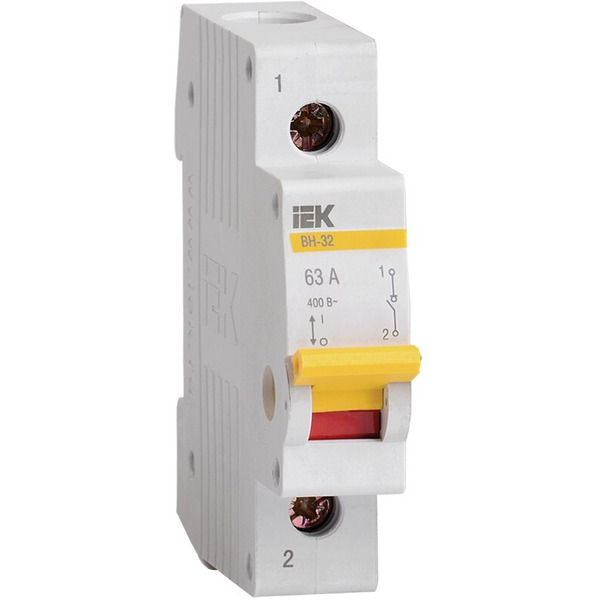Выключатель нагрузки IEK ВН-32 1Р 63А MNV10-1-063