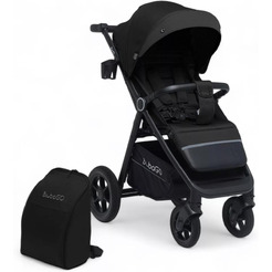 Коляска детская прогулочная BubaGo BASS BG 130-4 (черный)