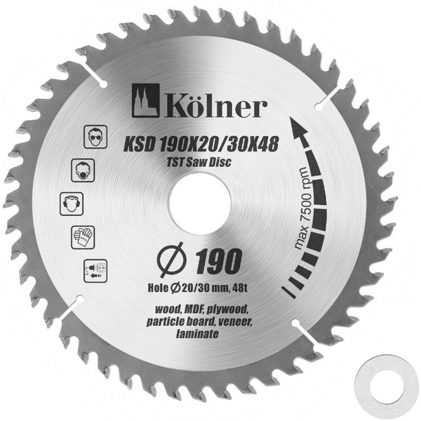 Пильный диск Kolner 190х20/30х48Т 8100300078