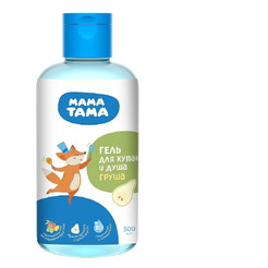 Гель для купания и душа МАМА ТАМА детский Груша 300мл