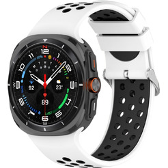 Ремешок Bingo Sport для SAMSUNG Galaxy Watch Ultra 47 мм (белый с черным)