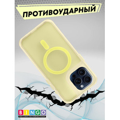 Бампер BINGO Model Magnetic для APPLE iPhone 16 Pro Max желтый