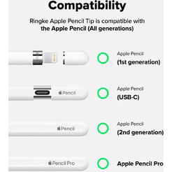 Сменные наконечники Ringke HB Tips для Apple Pencil (3шт)