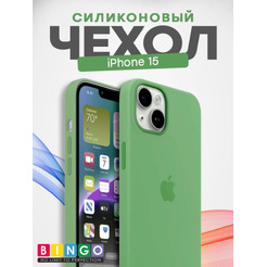 Бампер BINGO Silicone Case для APPLE iPhone 15 мята