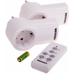 Радиоуправляемая розетка c пультом Rexant RX-002 10-6025