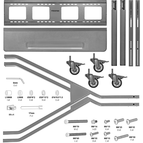 Стойка для телевизора Kromax Omega-12