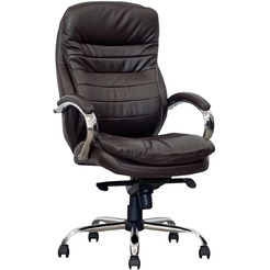 Кресло офисное Situp MIX 750 (MIDO) Chrome (экокожа Dark brown)