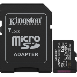 Карта памяти Kingston Canvas Select Plus microSDXC 128GB SDCS2/128GB (с адаптером)