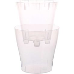 Горшок цветочный Альтернатива Лея М7883 (прозрачный)