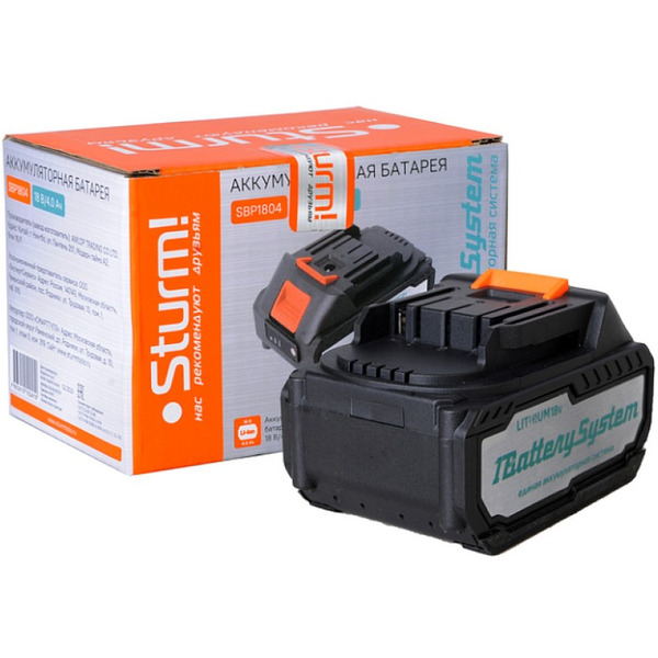 Аккумулятор Sturm SBP1804 (18В/4 Ah)