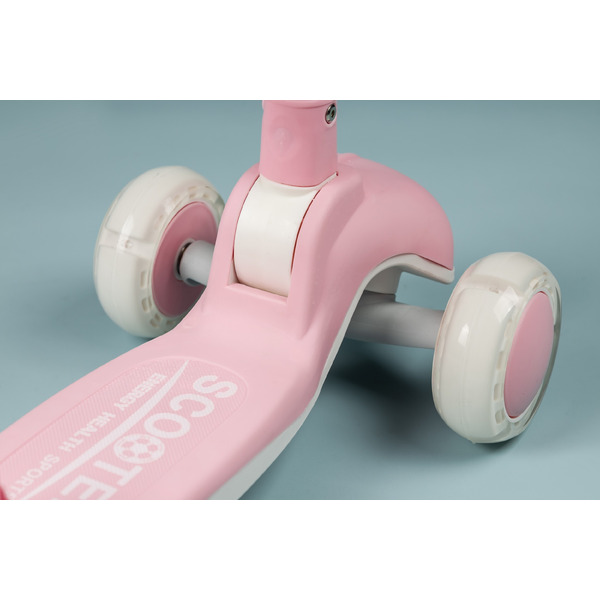 Самокат детский Ricos T-Rex JSCML603B (белый/розовый)