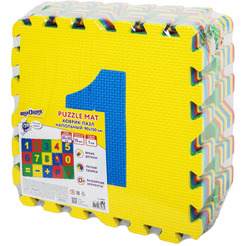 Коврик-пазл напольный ЮНЛАНДИЯ Учим цифры 664659