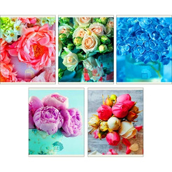 Тетрадь КАНЦ-ЭКСМО "Нежные букеты" 48 л