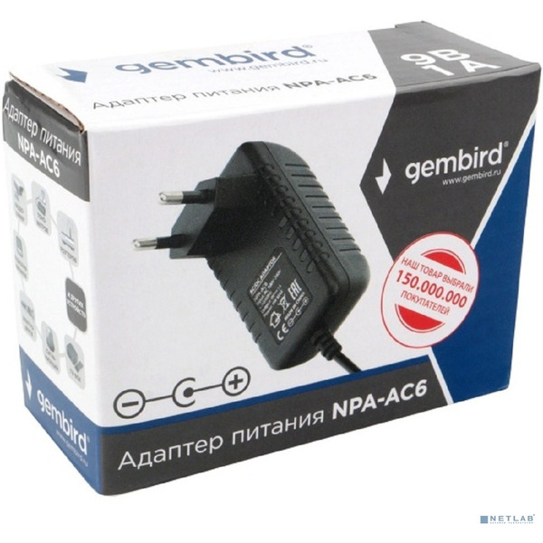 Зарядное устройство Gembird NPA-AC6