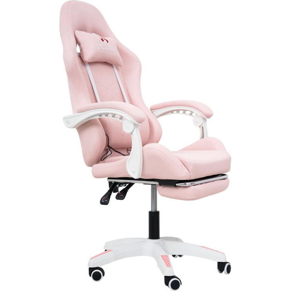 Вибромассажное кресло Calviano 1584 (розовая ткань)